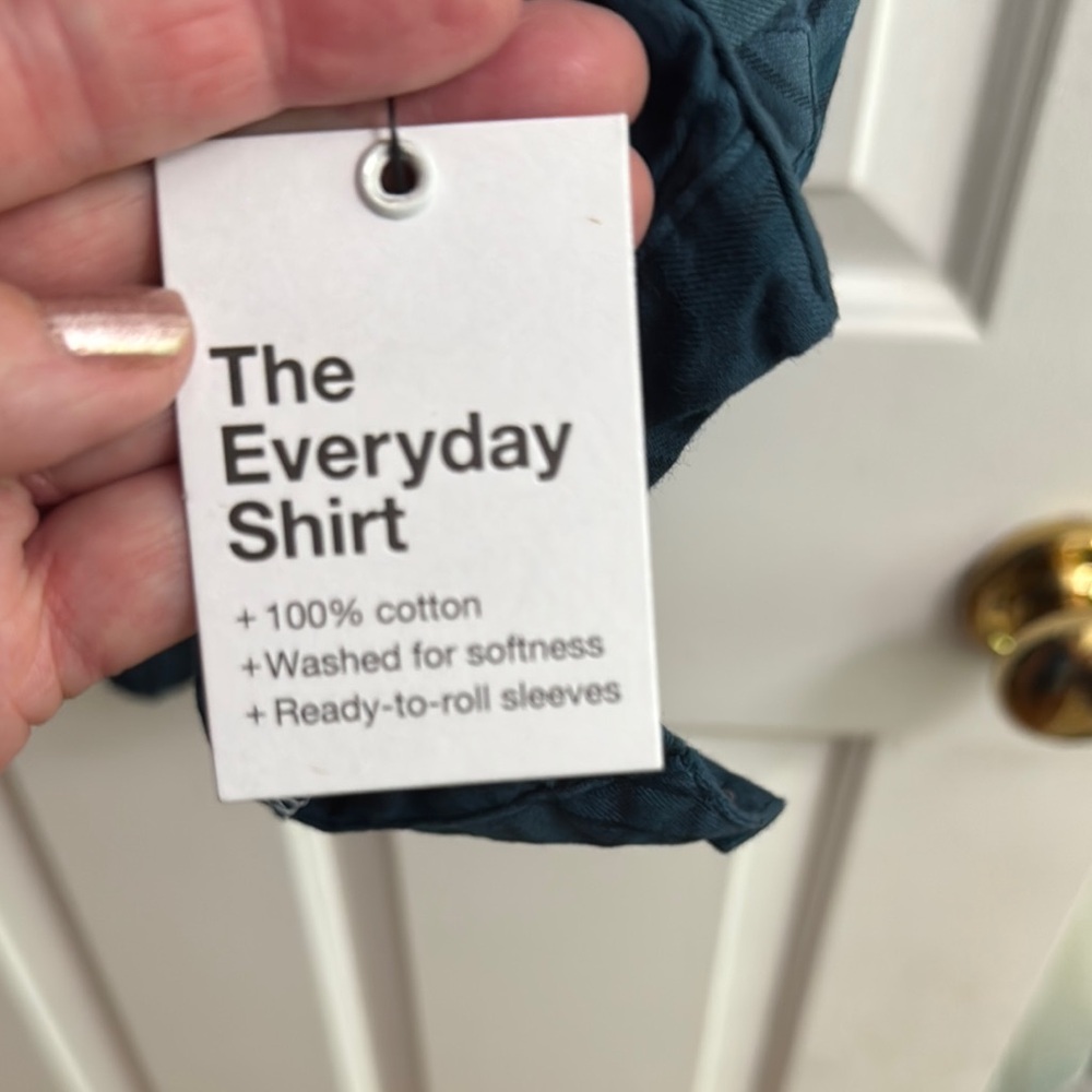 Women’s Blue Plaid Shirt 1X - Picture 5 of 5